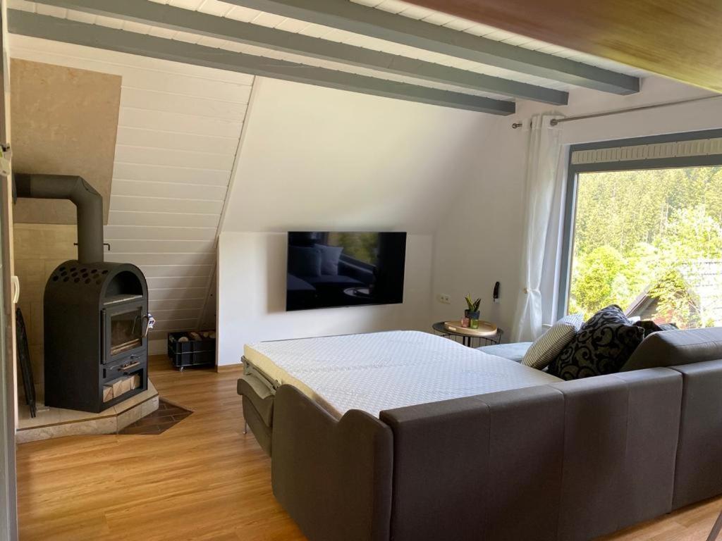 Haus Adler - Komplettes Ferienhaus Am Badesee Erzgrube エクステリア 写真