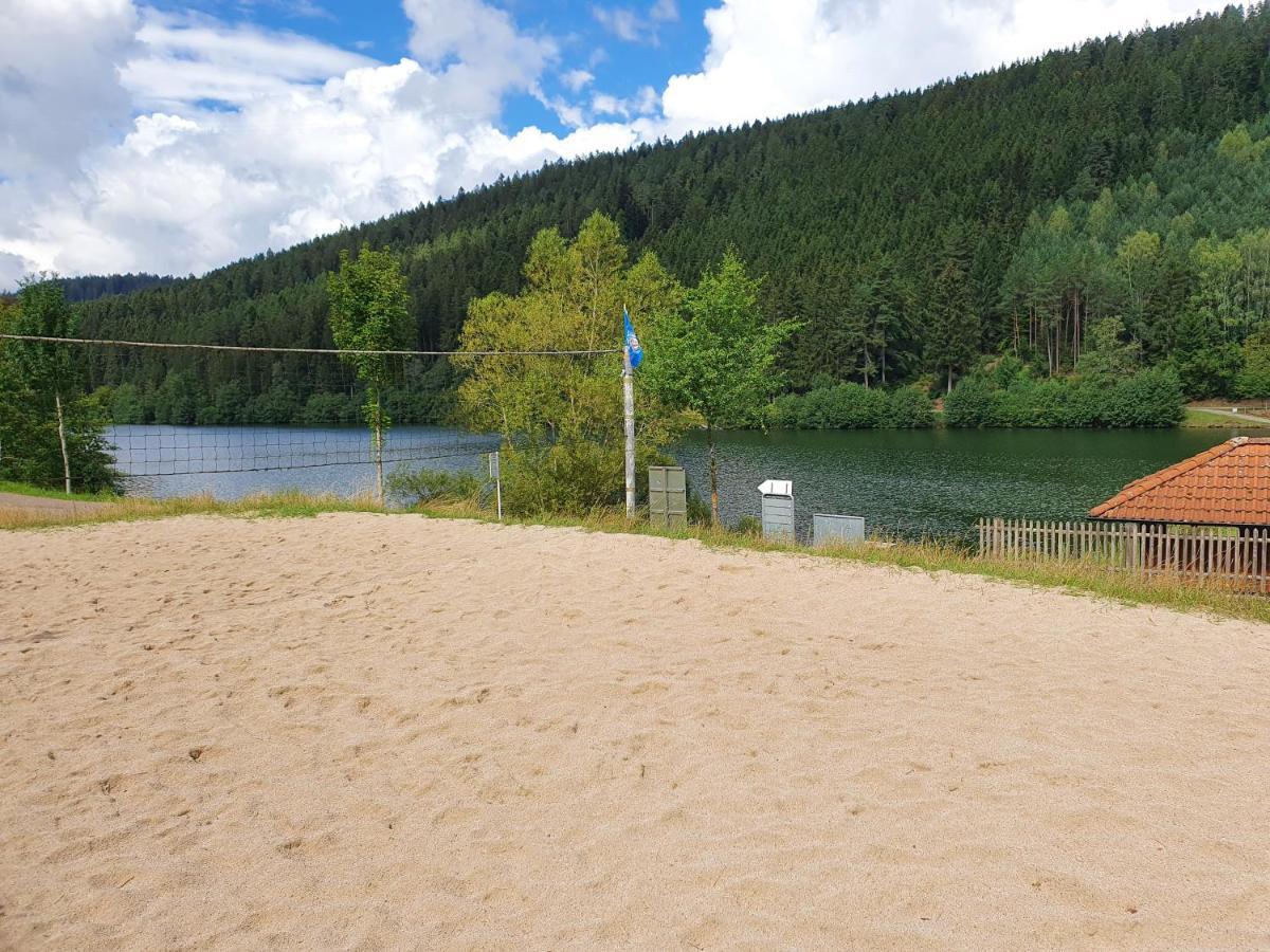 Haus Adler - Komplettes Ferienhaus Am Badesee Erzgrube エクステリア 写真