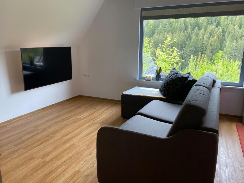 Haus Adler - Komplettes Ferienhaus Am Badesee Erzgrube エクステリア 写真